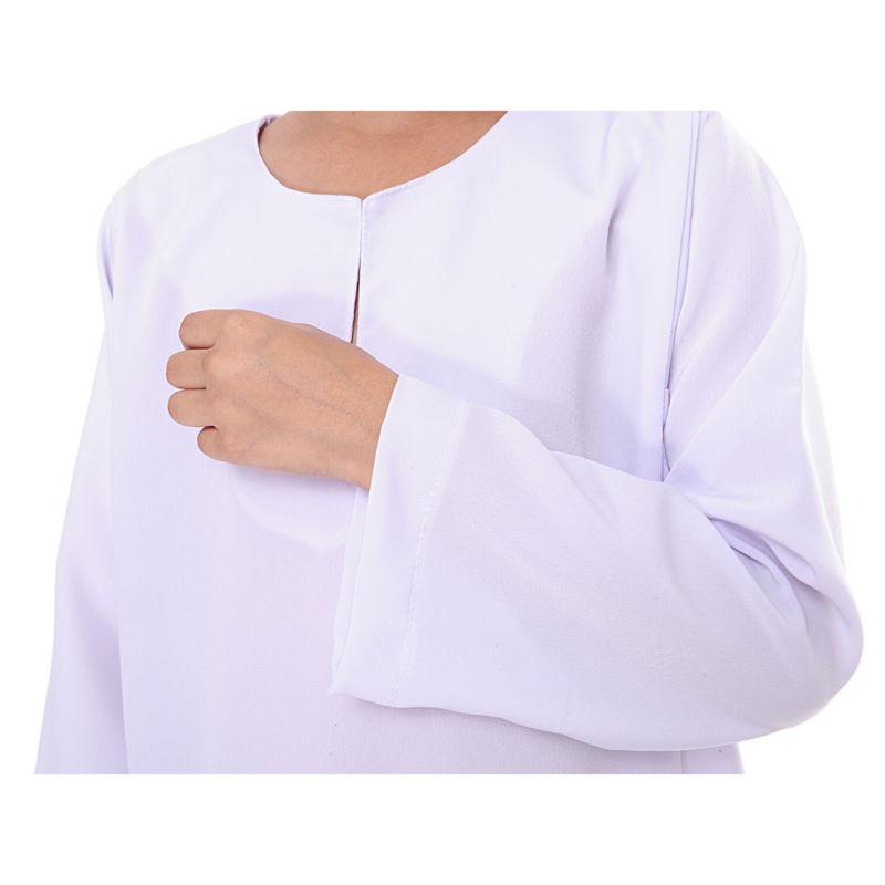 Baju Sekolah Putih Poket Berzip - Image 5