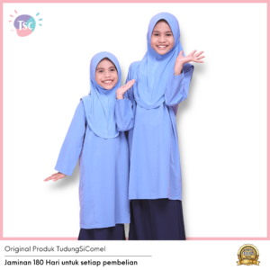 Baju Sekolah Pengawas Berzip Poket