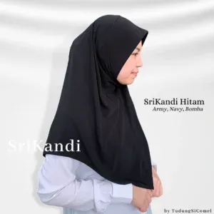 SriKandi Hitam - Tudung Army, Navy, Bomba - Defect