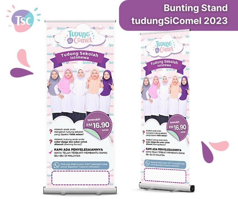 Bunting (Borong tanpa stand 1 pcs - Jenis Gantung)