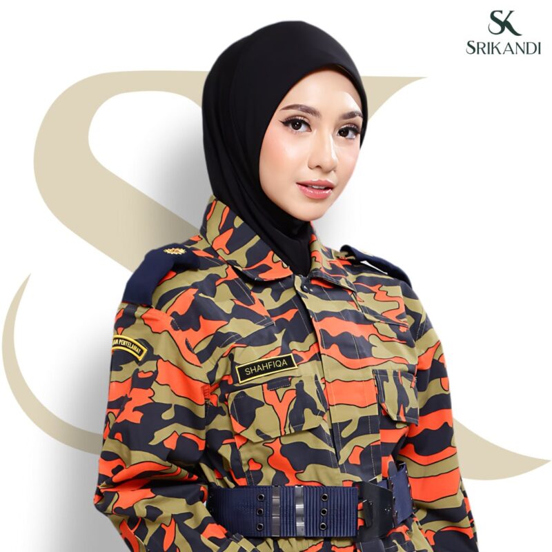 SriKandi Hitam - Tudung Army, Navy, Bomba (Borong 10 helai) - Image 7