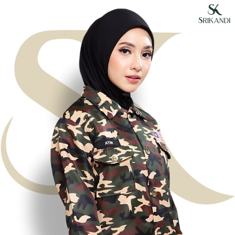 SriKandi Hitam - Tudung Army, Navy, Bomba (Borong 10 helai) - Image 8