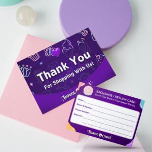 Exchange / Return Card A7 (100 pcs)