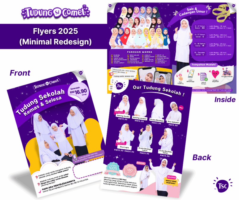 Flyers A6 (Borong 100 helai)